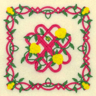 Celtic Knot Quilt Machine Embroidery Design