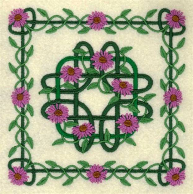 Picture of Celtic Quilt Square Machine Embroidery Design