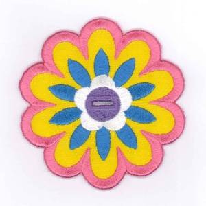 Picture of Flower Sucker Holder Machine Embroidery Design