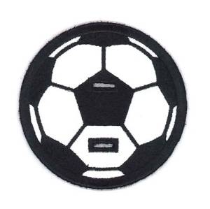 Picture of Soccer Ball Sucker Holder Machine Embroidery Design