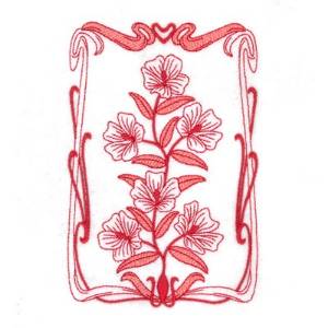 Picture of Spring Hibiscus Machine Embroidery Design