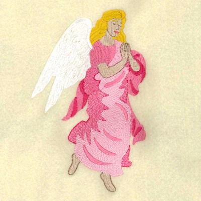Angel Praying Machine Embroidery Design