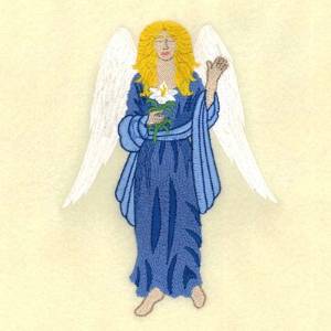 Picture of Lily Angel Machine Embroidery Design