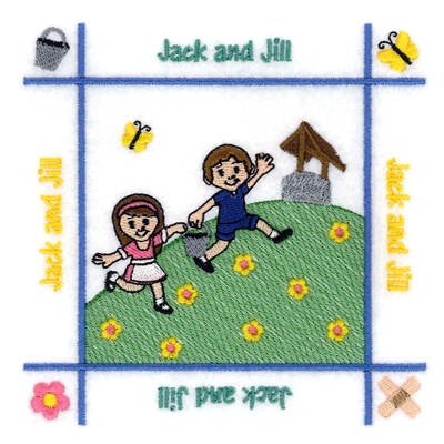 Jack and Jill Quilt Machine Embroidery Design