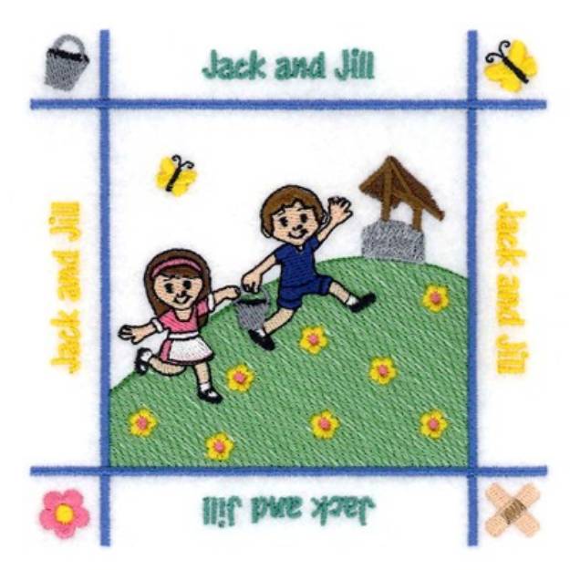 Picture of Jack and Jill Quilt Machine Embroidery Design