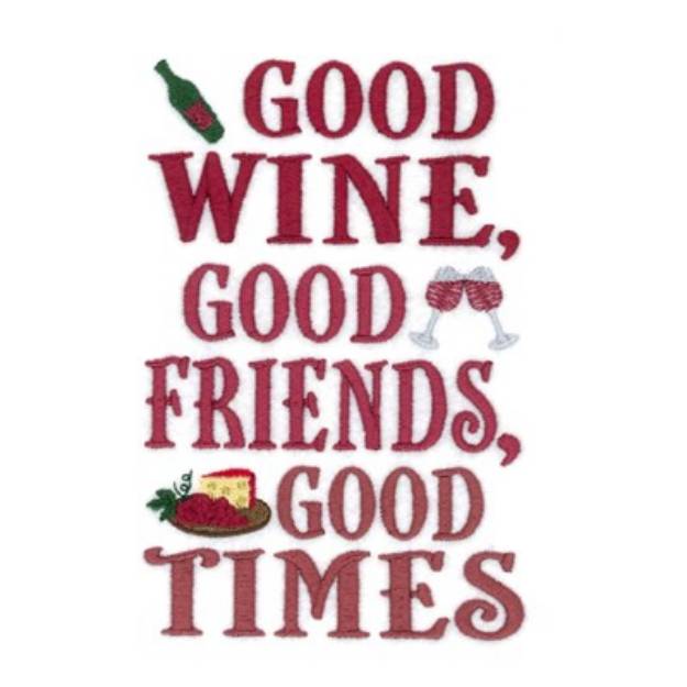 Picture of Good Times Machine Embroidery Design