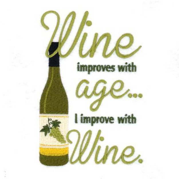 Picture of Wine Improves Machine Embroidery Design