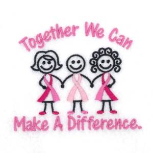 Picture of Together Difference Machine Embroidery Design