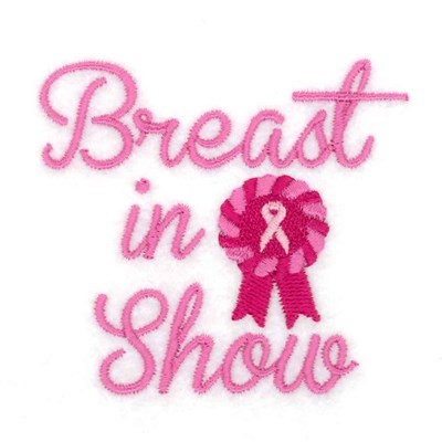 Breast in Show Machine Embroidery Design