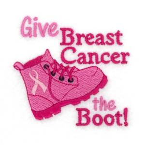 Picture of Give the Boot Machine Embroidery Design