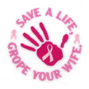 Picture of Save A Life Machine Embroidery Design