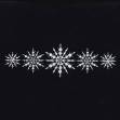 Picture of Whitework Snowflakes Machine Embroidery Design