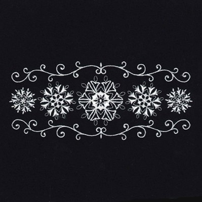 Snowflake Decor Machine Embroidery Design