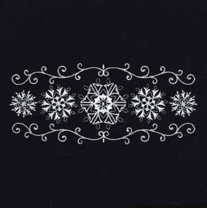 Picture of Snowflake Decor Machine Embroidery Design