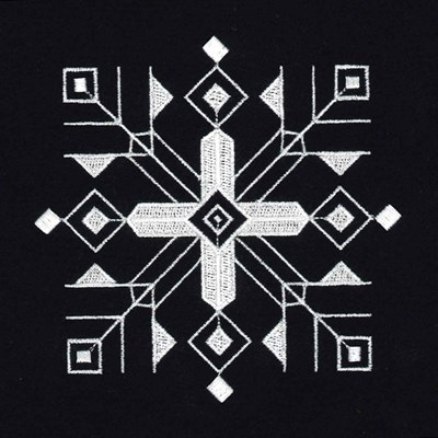 Snowflake Decoration Machine Embroidery Design