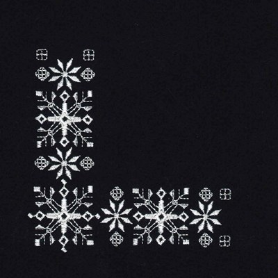 Snowflake Corner Machine Embroidery Design