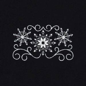 Picture of Snowflake Embellishment Machine Embroidery Design