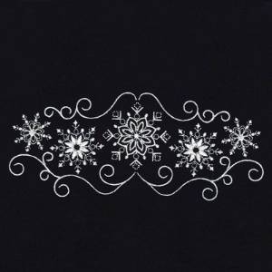 Picture of Snowflake Decor Machine Embroidery Design