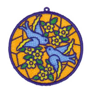 Picture of Birds FSL Machine Embroidery Design