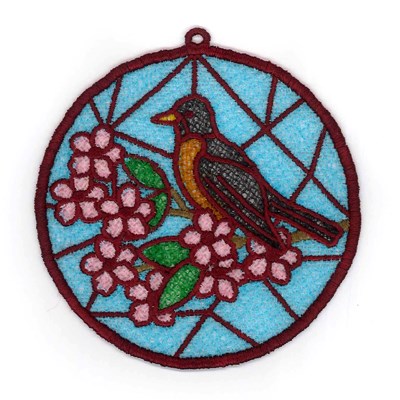 Robin FSL Machine Embroidery Design