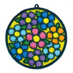 Picture of Flower FSL Machine Embroidery Design