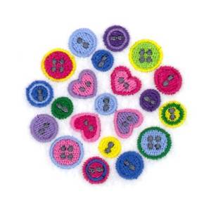 Picture of Buttons Notion Machine Embroidery Design