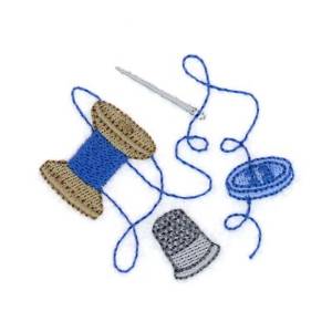 Picture of Thread & Button Machine Embroidery Design