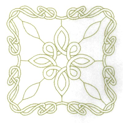 Celtic Square Machine Embroidery Design