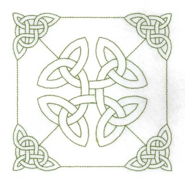 Picture of Celtic Knot Square Machine Embroidery Design