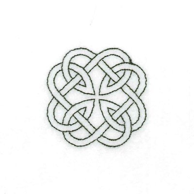 Stippled Celtic Knot Machine Embroidery Design