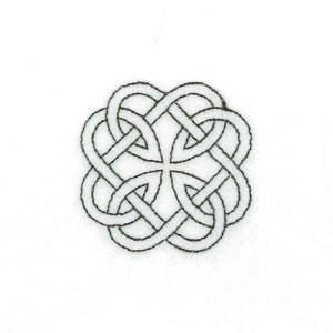 Picture of Stippled Celtic Knot Machine Embroidery Design