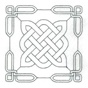 Picture of Celtic Block Machine Embroidery Design