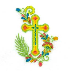 Picture of Jacobean Cross Machine Embroidery Design