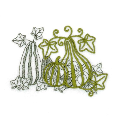 Gourds Machine Embroidery Design
