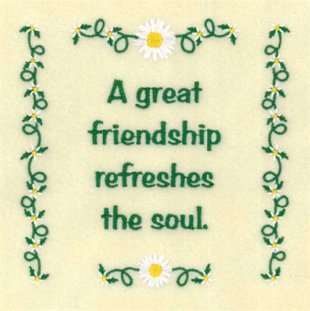 Picture of Great Friendship Machine Embroidery Design