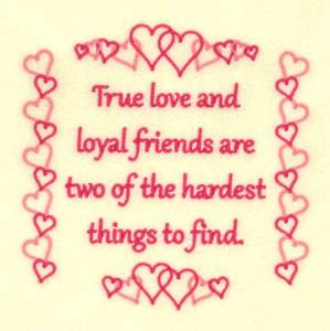 Picture of Loyal Friends Machine Embroidery Design