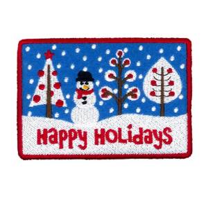 Picture of Snowman Gift Card Holder Machine Embroidery Design