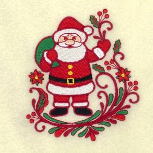 Picture of  Jacobean Santa Claus Machine Embroidery Design