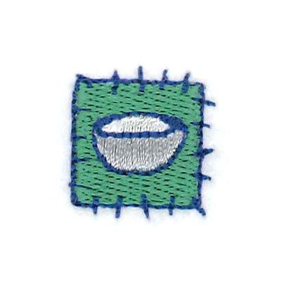 Bowl Patch Machine Embroidery Design