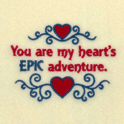 Hearts EPK Adventure Machine Embroidery Design