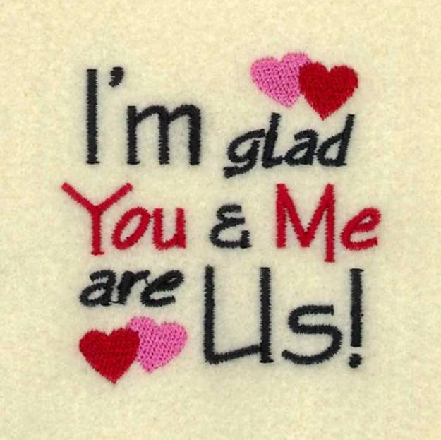 Picture of Heart You And Me Machine Embroidery Design