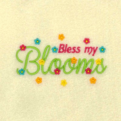 Bless My Blooms Machine Embroidery Design