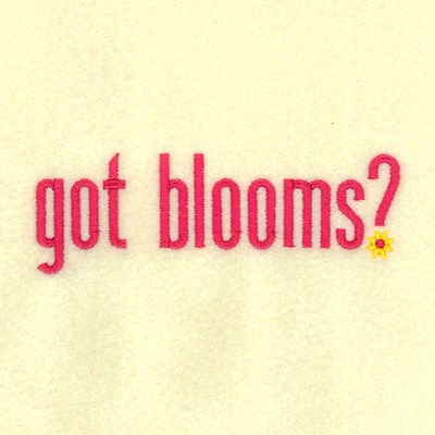 Got Blooms? Machine Embroidery Design