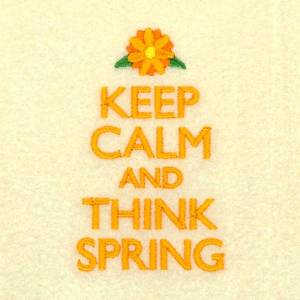 Picture of Think Spring Machine Embroidery Design