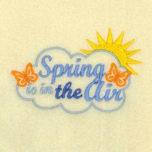 Picture of Spring In Air Machine Embroidery Design