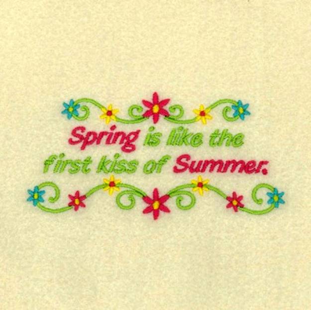 Picture of Kiss of Summer Machine Embroidery Design