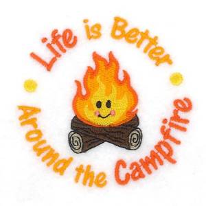 Picture of Around The Campfire Machine Embroidery Design