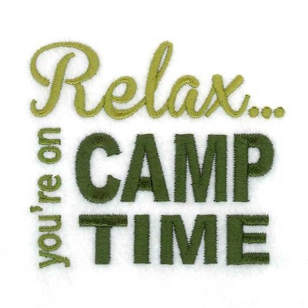Picture of Camp Time Machine Embroidery Design