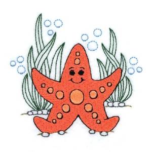 Picture of Adorable Starfish Machine Embroidery Design