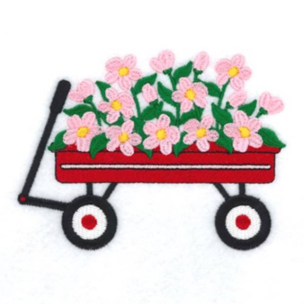 Picture of Blooming Wagon Machine Embroidery Design